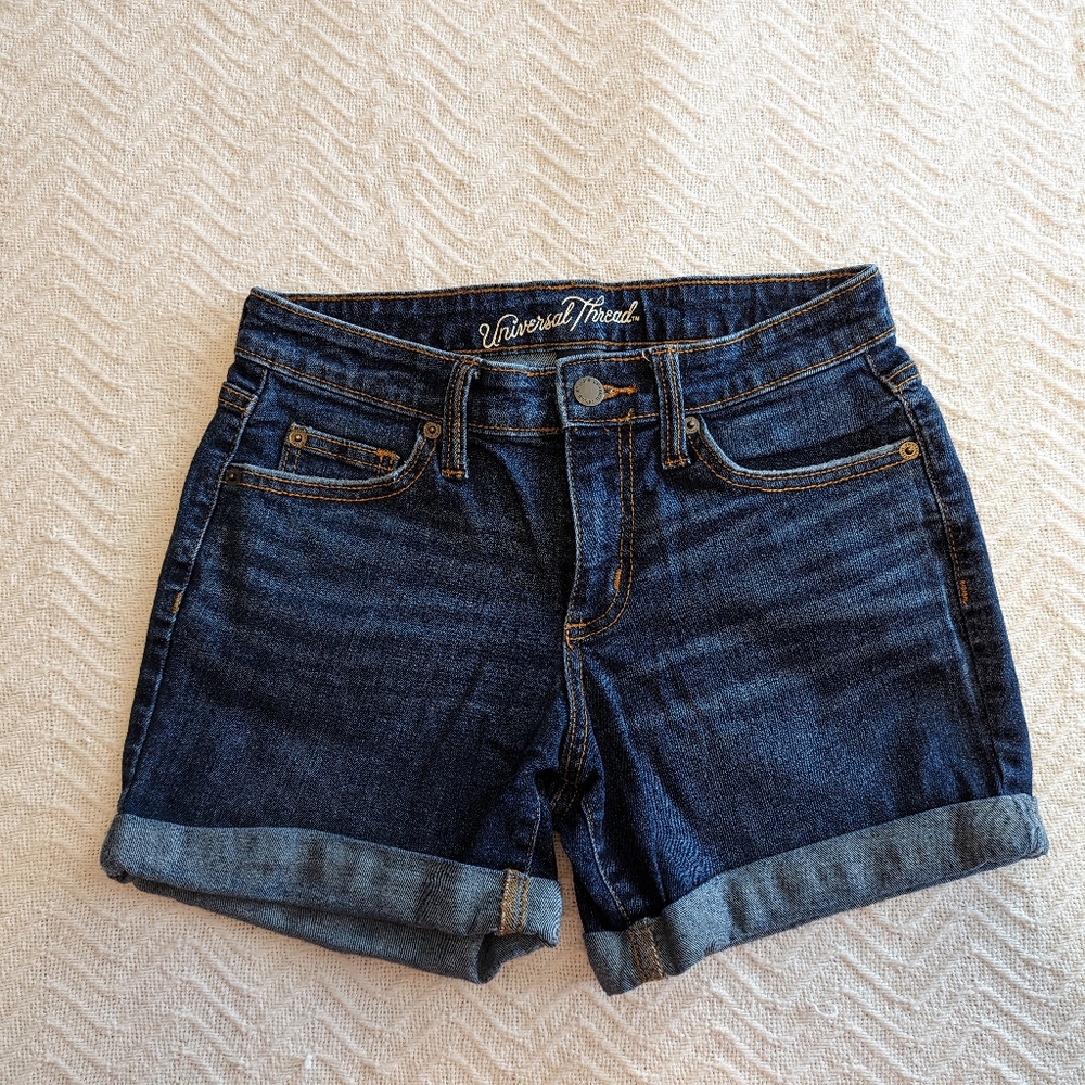 Women's Universal Thread Mid Rise Boyfriend Shorts